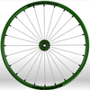 Spinergy Wheelchair Wheels Sports slx green