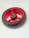 Jaguar Soft Roll wheelchair castor wheels red