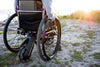 Smartdrive MX2 power wheelchair attachment off road