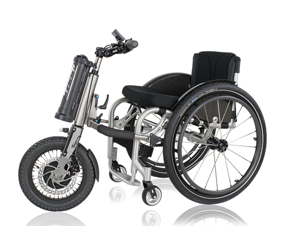 Triride base model power wheelchair attachment 