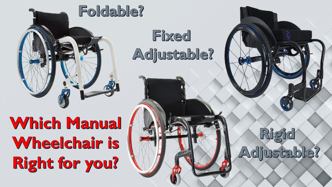 manual wheelchair different types foldable rigid adjustable