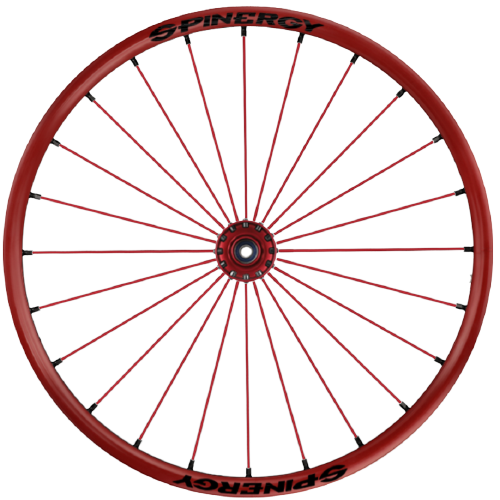  spinergy slx sports wheelchair wheel custom red