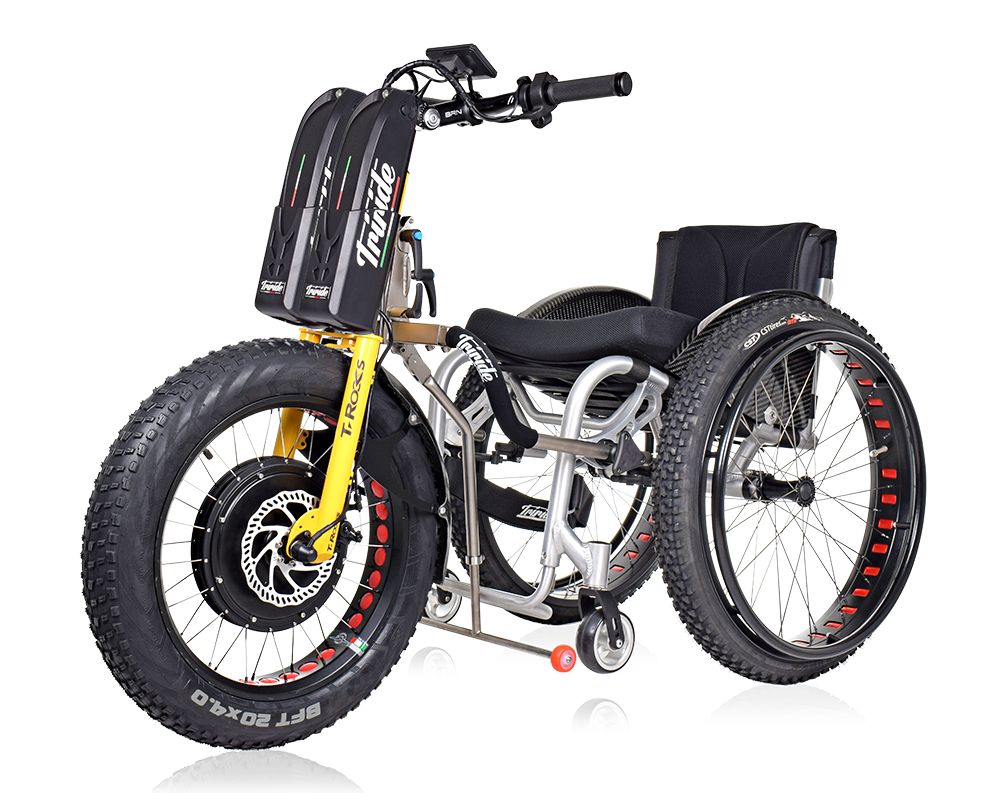 Triride T rocks power wheelchair attachment addon