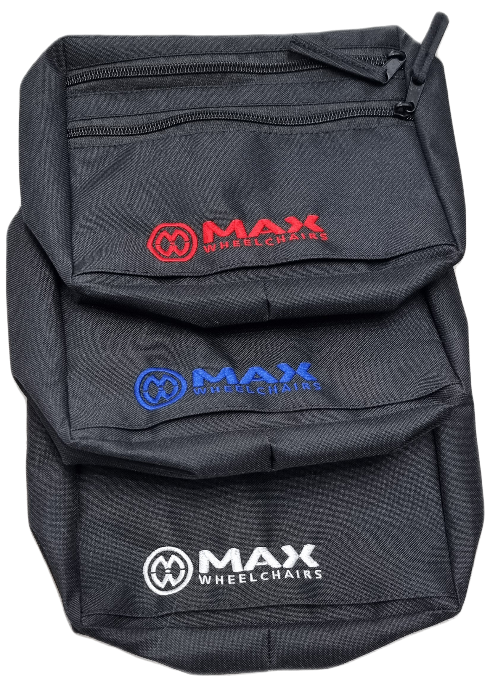 VELCRO UNDER SEAT DOUBLE ZIP POCKET BAG