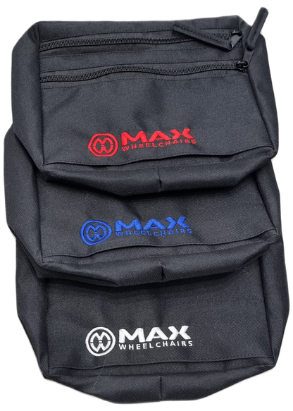 VELCRO UNDER SEAT DOUBLE ZIP POCKET BAG