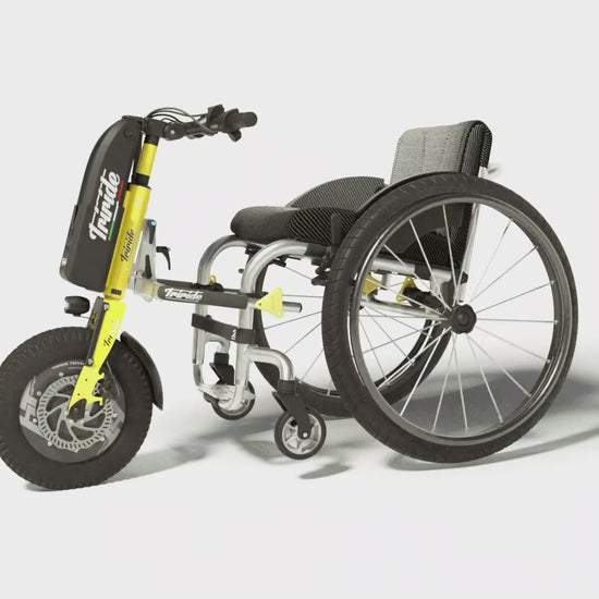 Triride mtw trekking power off road all wheel drive wheelchair attachment