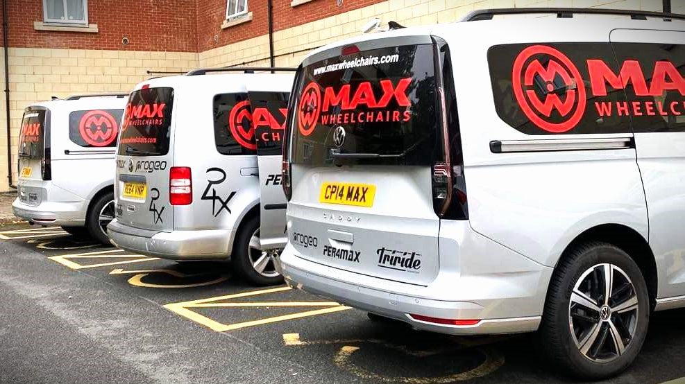 Max Wheelchairs van fleet home demonstrations for free