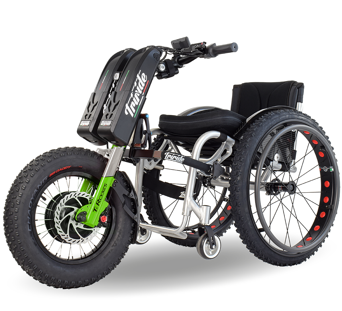 Triride T-Rocks with fat Wheels green styling