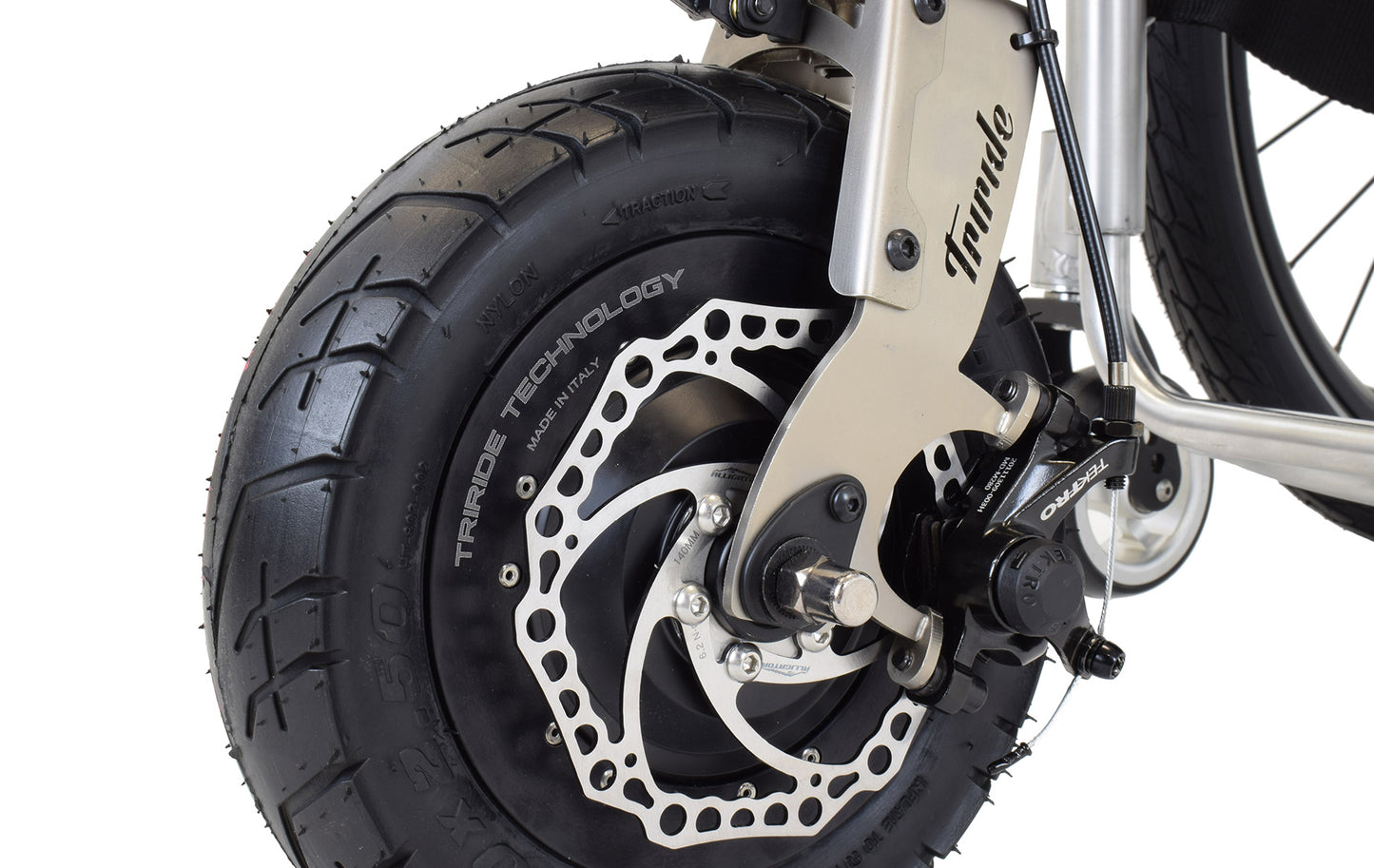 triride light 10" wheel close up