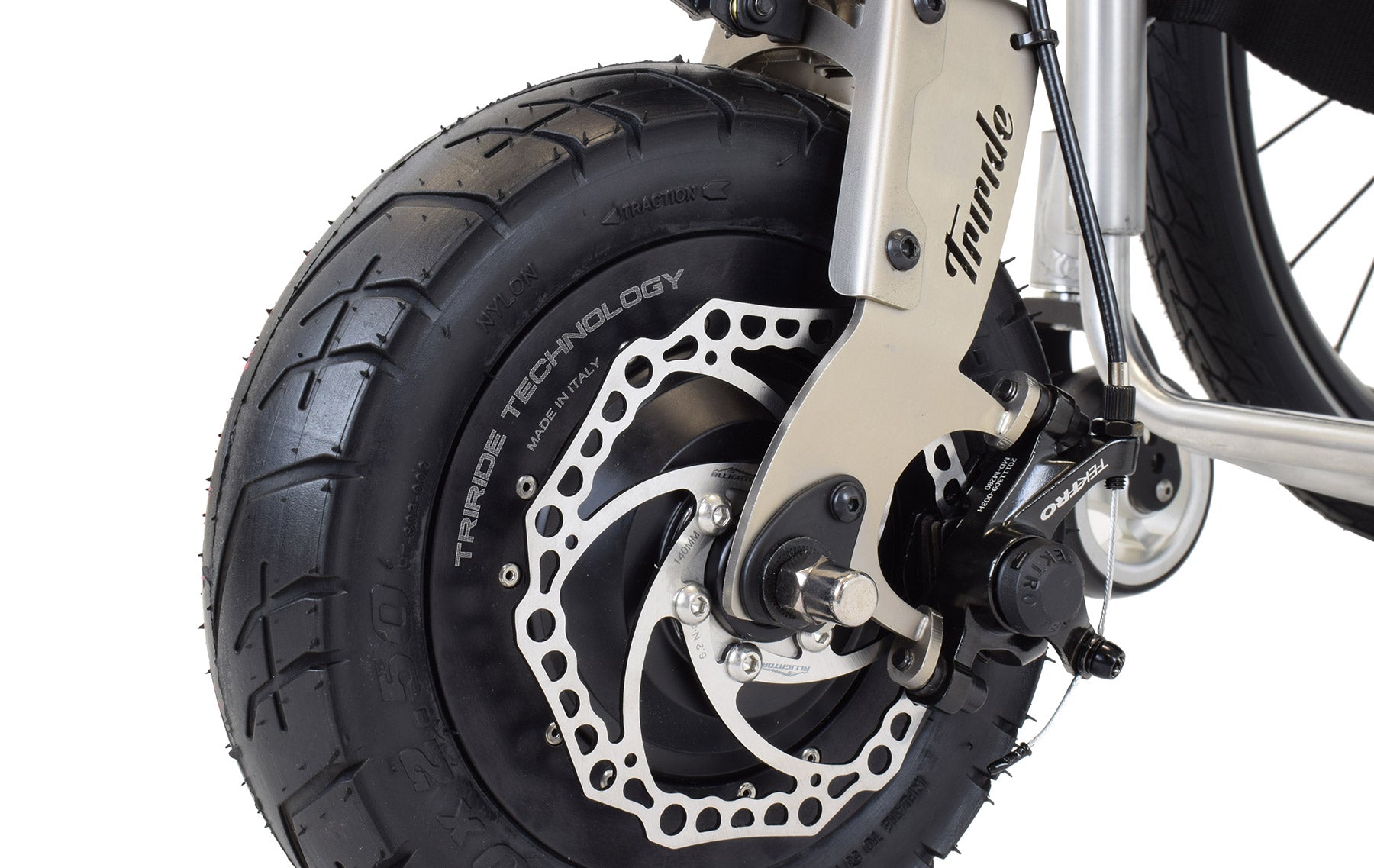 triride light 10" wheel close up