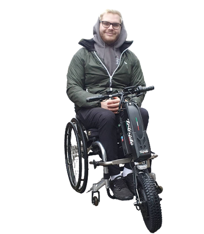 Triride Special Compact High Torque HT All Road wheelchair power assistance happy customer