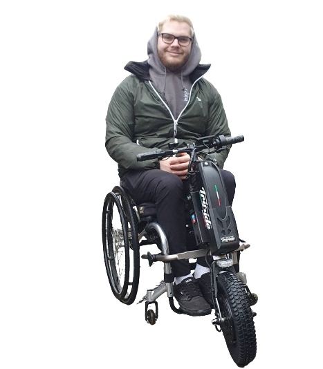 Triride Special Compact High Torque HT All Road wheelchair power assistance happy customer