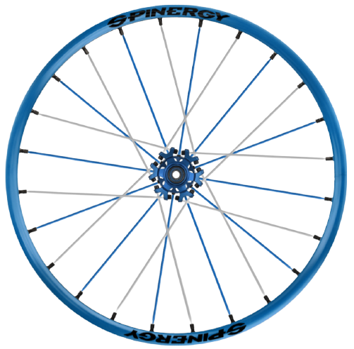Spinergy Sport wheelchair wheel Light Extreme X Laced xslx blue