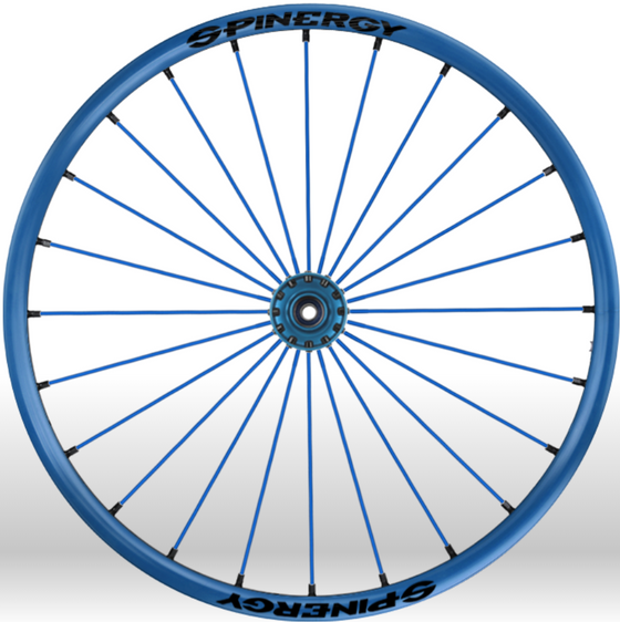 Spinergy Wheelchair Wheels Sports slx blue