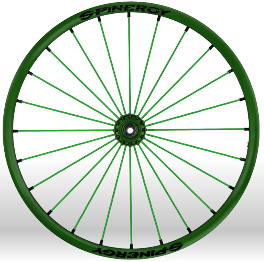 Spinergy Wheelchair Wheels Sports slx green