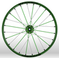 Spinergy Sport wheelchair wheel Light Extreme X Laced xslx green green white