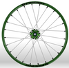 Spinergy Sport wheelchair wheel Light Extreme X Laced xslx green white