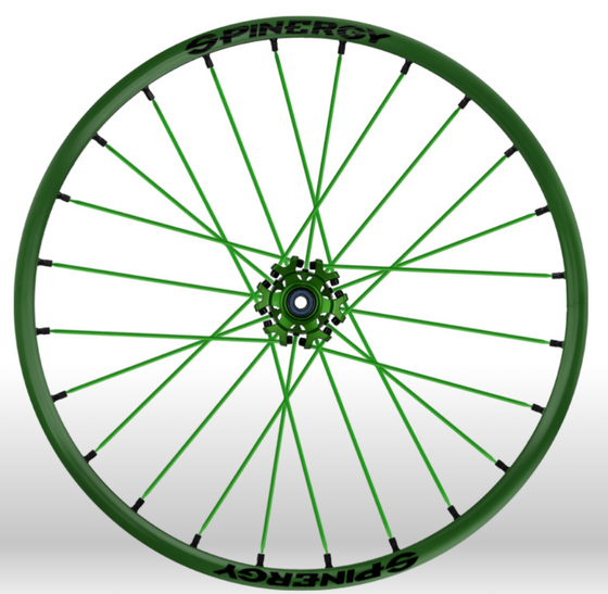 Spinergy Sport wheelchair wheel Light Extreme X Laced xslx all green