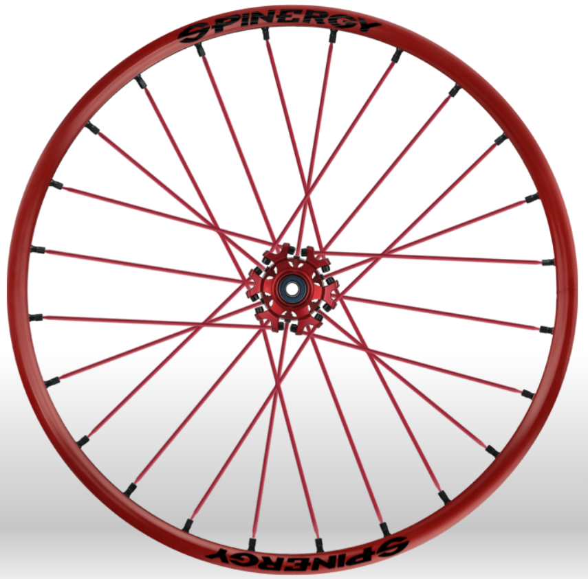 Spinergy Sport wheelchair wheel Light Extreme X Laced xslx all red