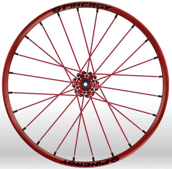 Spinergy Sport wheelchair wheel Light Extreme X Laced xslx all red