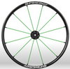 Spinergy Everyday Wheelchair Wheels: Light Extreme LX model green