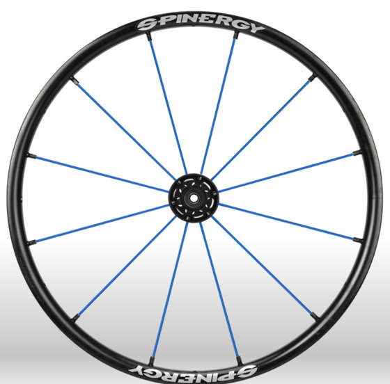 Spinergy Everyday Wheelchair Wheels: Light Extreme LX model blue