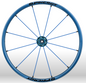 Spinergy Everyday Wheelchair Wheels: Light Extreme LX model blue blue