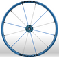 Spinergy Everyday Wheelchair Wheels: Light Extreme LX model blue white