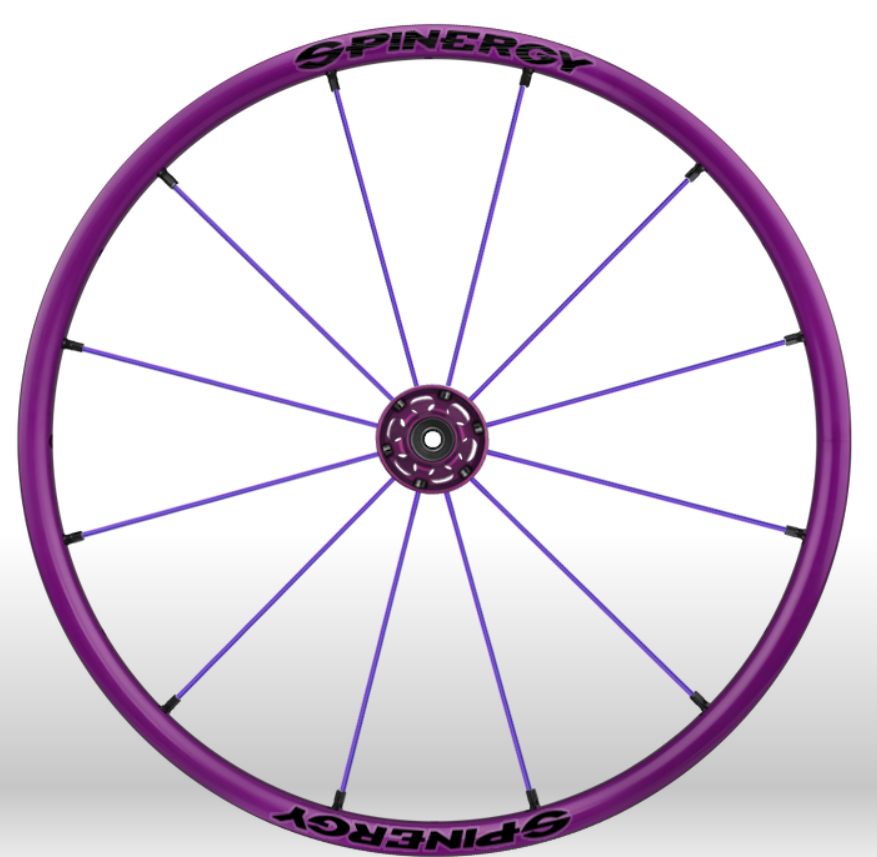 Spinergy Everyday Wheelchair Wheels: Light Extreme LX model purple purple