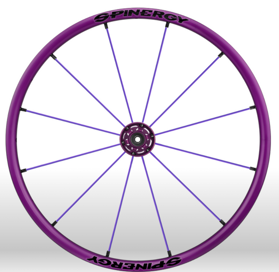 Spinergy Everyday Wheelchair Wheels: Light Extreme LX model purple purple