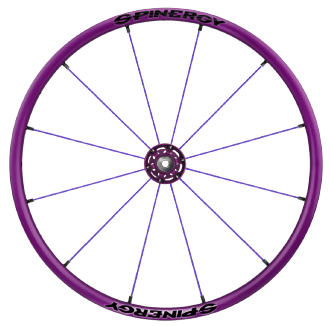 Spinergy Everyday Wheelchair Wheels: Light Extreme LX model purple