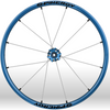 Spinergy xlx x laced wheelchair wheels blue white