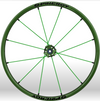 Spinergy xlx x laced wheelchair wheels all green