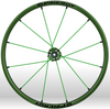 Spinergy xlx x laced wheelchair wheels all green