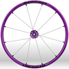 Spinergy xlx x laced wheelchair wheels purple white