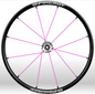 Spinergy xlx x laced wheelchair wheels pink