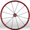 Spinergy xlx x laced wheelchair wheels red black