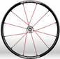 Spinergy xlx x laced wheelchair wheels red
