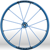 Spinergy xlx x laced wheelchair wheels all blue