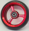 Jaguar Soft Roll wheelchair castor wheels red 5 inch