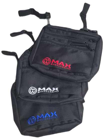 Underseat bag for wheelchair Clip On