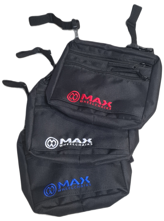 Underseat bag for wheelchair Clip On