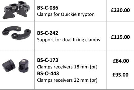 Triride clamps parts list 4