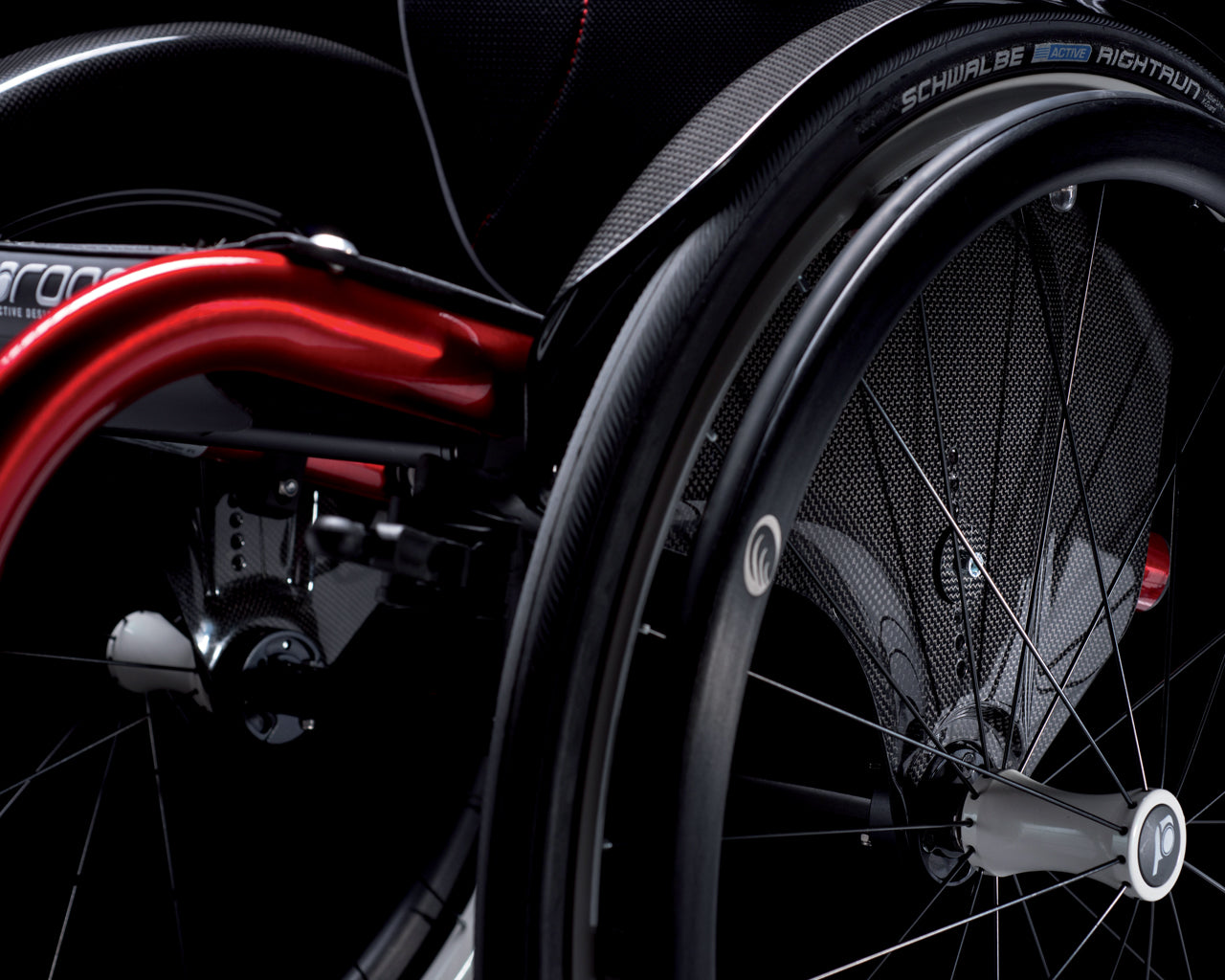 Progeo Joker lightweight everyday wheelchair red