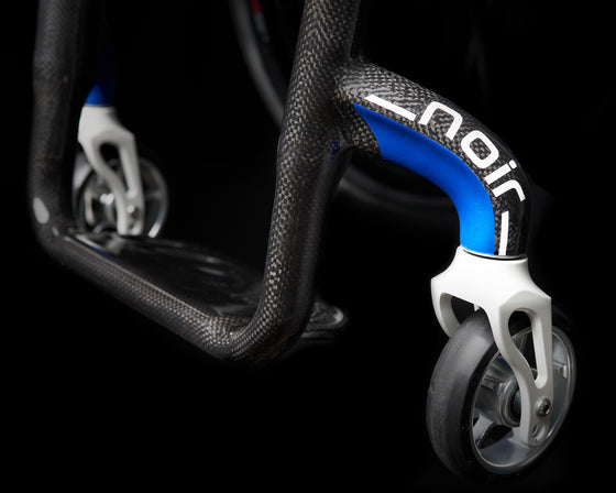 Progeo Noir 2 Lightweight carbon manual wheelchair blue foot