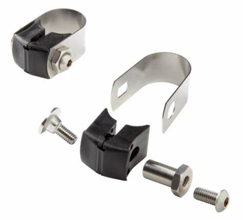 Mounting Clamps for wheelchair Pelvic hip straps