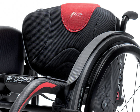 Progeo Carbomax lightweight everyday wheelchair air backrest postural support