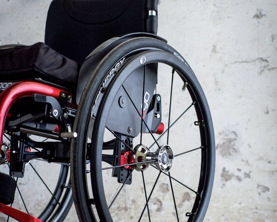 Progeo folding wheelchair lightweight ego red