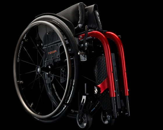 Progeo Folding lightweight wheelchair Yoga folded dark