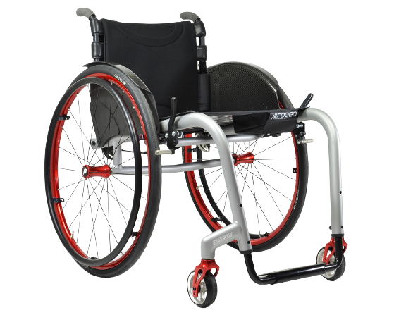 Progeo Joker Energy lightweight rigid wheelchair transparent